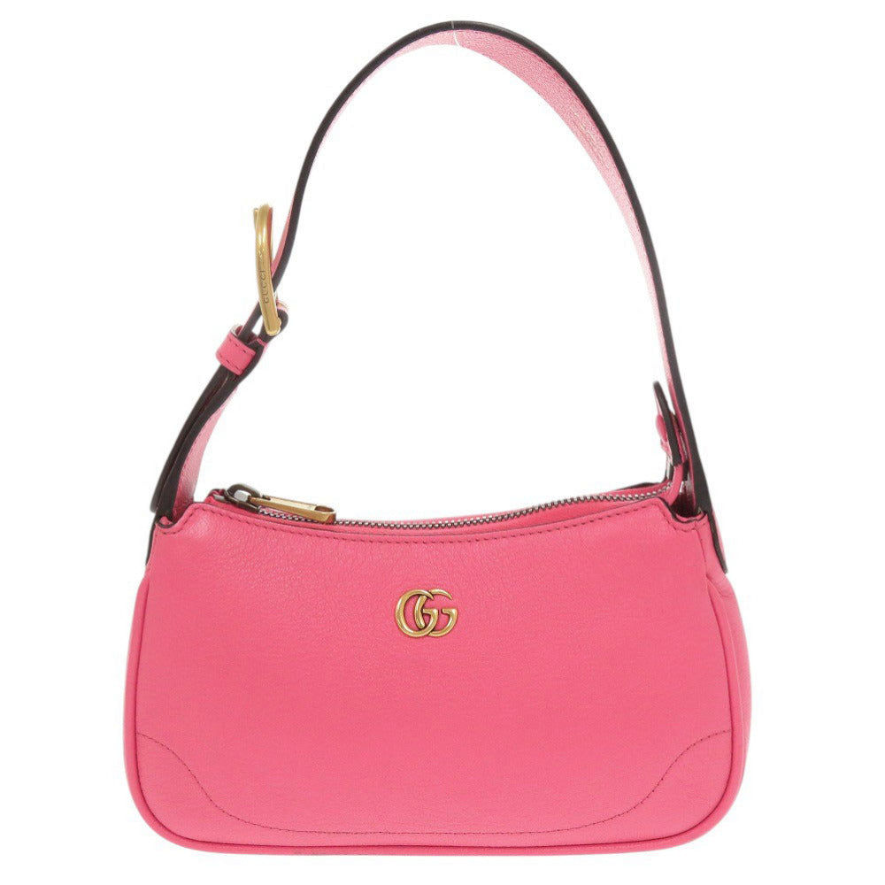 GUCCI Shoulder Bag 739076 leather pink aphrodite