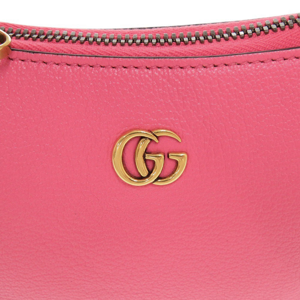 GUCCI Shoulder Bag 739076 leather pink aphrodite