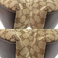 GUCCI Tote Bag 153009 GG canvas, leather Brown Women Used Authentic