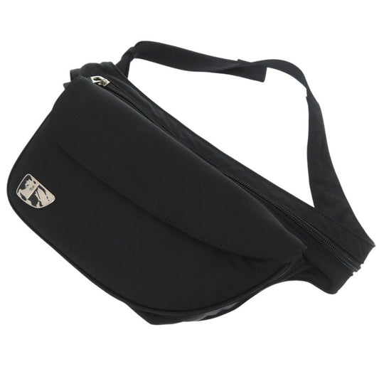 BURBERRY Waist bag Nylon black ML SHIELD BELT BAG