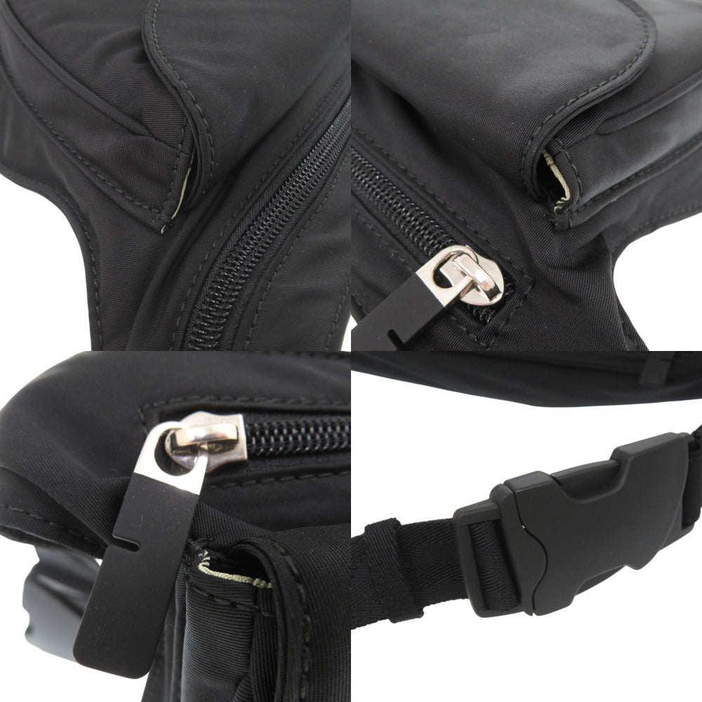 BURBERRY Waist bag Nylon black ML SHIELD BELT BAG