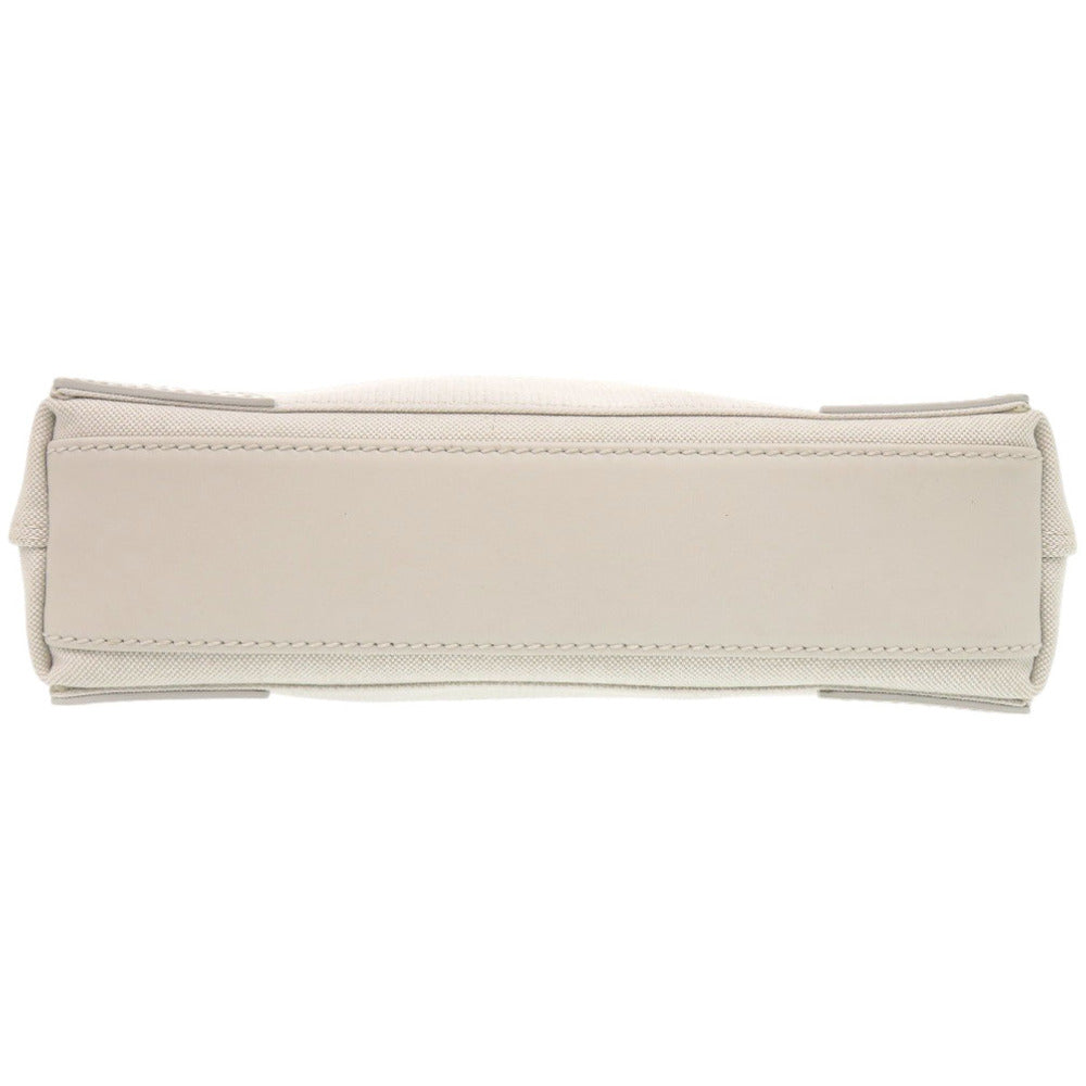 BALENCIAGA Handbag 390346 canvas white Navy Kabas XS