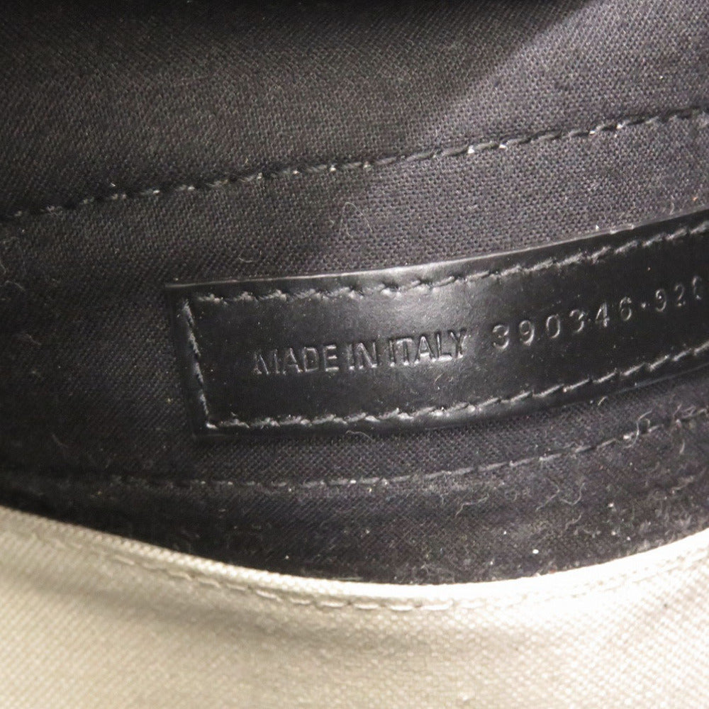 BALENCIAGA Handbag 390346 canvas white Navy Kabas XS