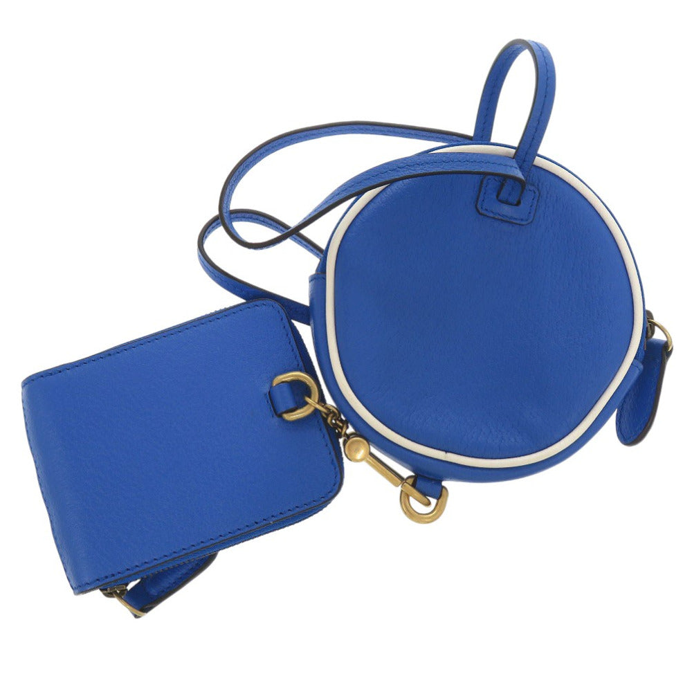 GUCCI Coin case leather blue GUCCI × adidas originals