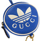 GUCCI Coin case leather blue GUCCI × adidas originals