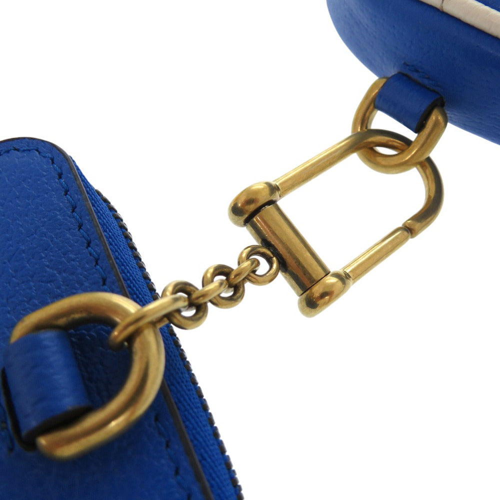 GUCCI Coin case leather blue GUCCI × adidas originals