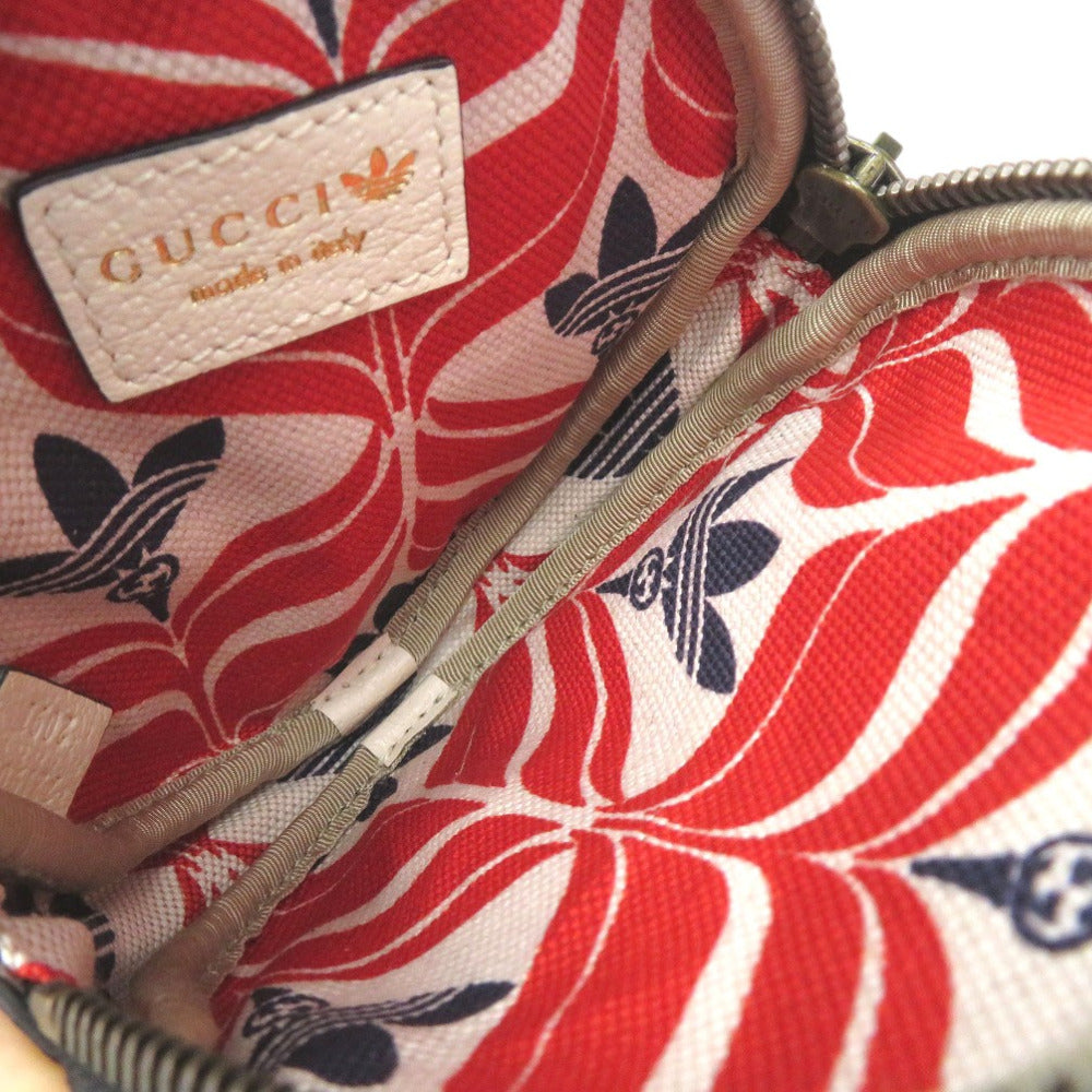 GUCCI Coin case leather black GUCCI × adidas originals