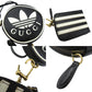 GUCCI Coin case leather black GUCCI × adidas originals