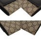 GUCCI Long Wallet Purse 456116 AAE5E 1069 GG Supreme, Leather black