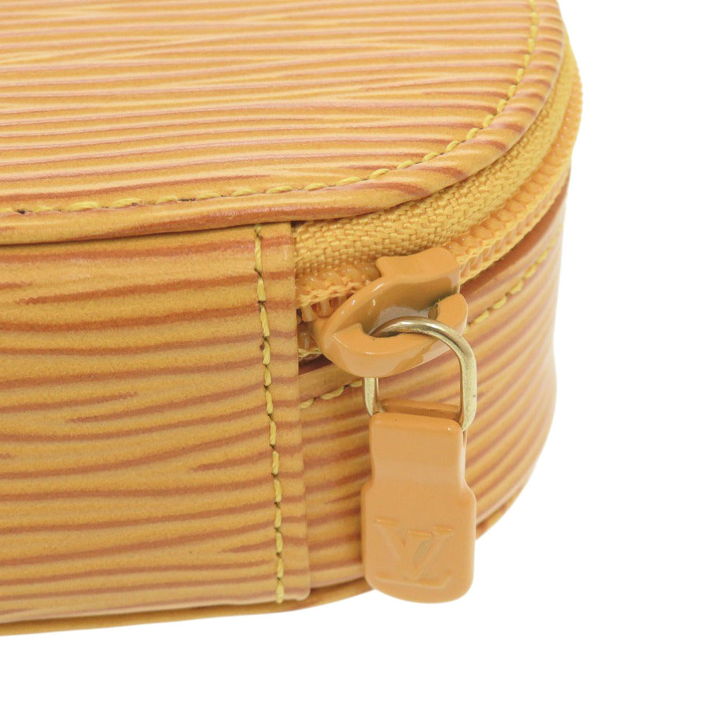 LOUIS VUITTON Pouch M48229 Epi Leather Tassiri Yellow Ecran Bijoux