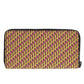 Christian Louboutin Long Wallet Purse PVC, Leather yellow Panettone