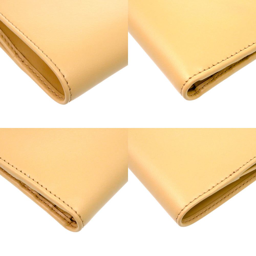 PRADA Bifold Wallet 1ML050_QHH_F0032 Cowhide yellow saffiano triangle