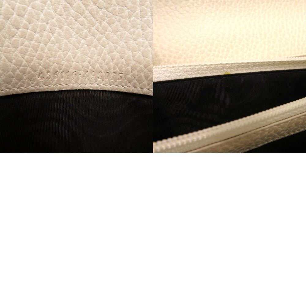 GUCCI Long Wallet Purse 456116 17WAG 9096 GG Supreme canvas, leather beige