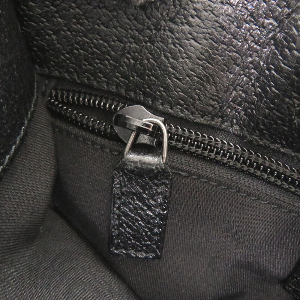 GUCCI Shoulder Bag 27639 GG canvas, leather black