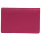 BALENCIAGA Long Wallet Purse leather Magenta Pandora Chain Wallet