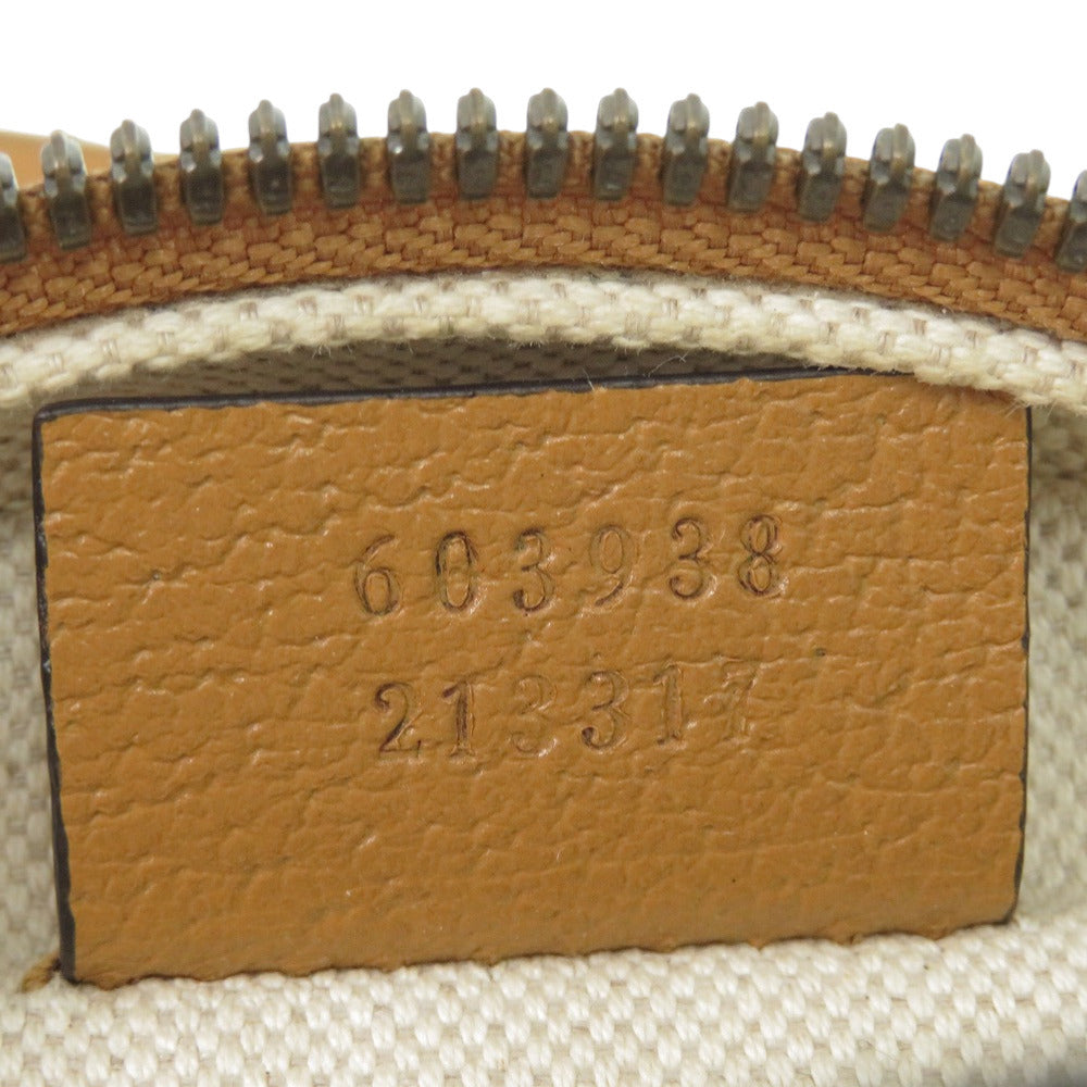 GUCCI Shoulder Bag 603938 GG Supreme Brown x Disney Mickey