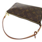 LOUIS VUITTON Pouch M51980 Monogram canvas Brown Monogram Pochette Accessoires