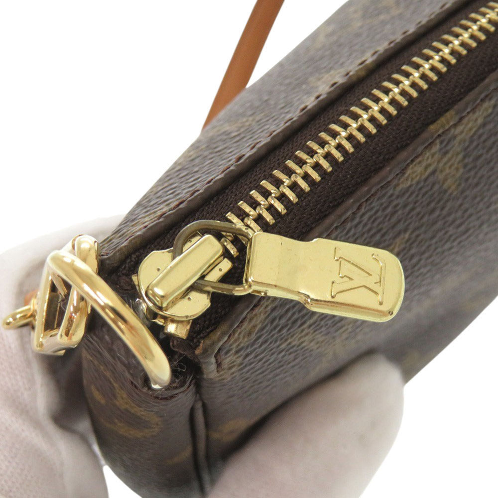 LOUIS VUITTON Pouch M51980 Monogram canvas Brown Monogram Pochette Accessoires