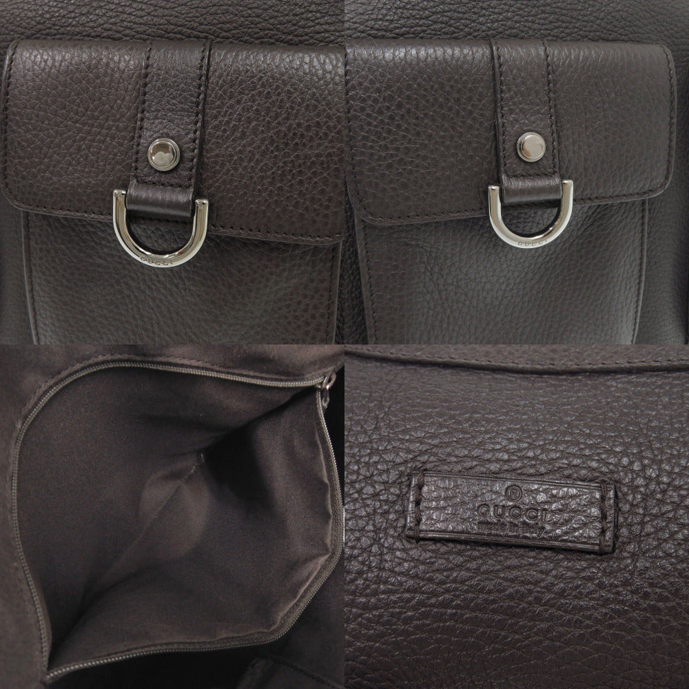 GUCCI Handbag 293581 leather Dark brown