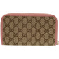 GUCCI Long Wallet Purse 363423 GG Supreme Canvas beige