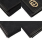 GUCCI Long Wallet Purse 181593 GG canvas black Interlocking G