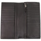 GUCCI Long Wallet Purse 835054 Grain leather black Double G Long Wallet