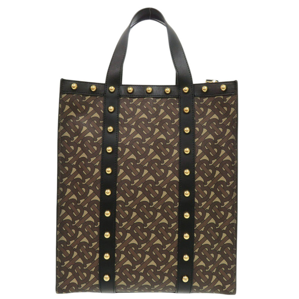 BURBERRY Tote Bag 8025068 PVC coated canvas Brown TB Small