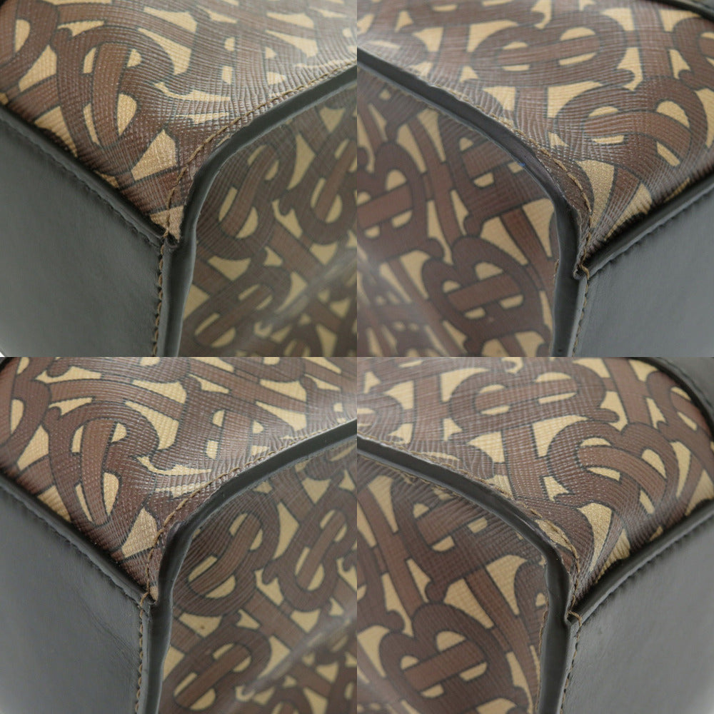 BURBERRY Tote Bag 8025068 PVC coated canvas Brown TB Small