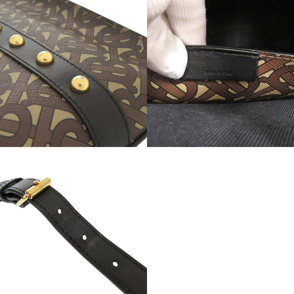 BURBERRY Tote Bag 8025068 PVC coated canvas Brown TB Small