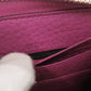 GUCCI Long Wallet Purse 307984 leather Magenta Bamboo