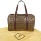 FENDI Boston Duffel bag Coated canvas, leather Brown ZucchinoPattern