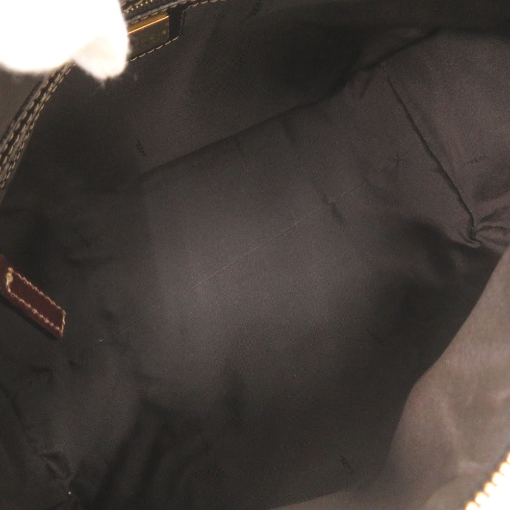 FENDI Boston Duffel bag Coated canvas, leather Brown ZucchinoPattern