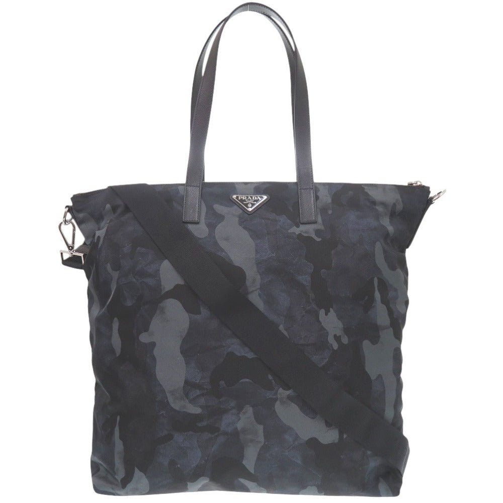 PRADA Tote Bag Nylon Navy