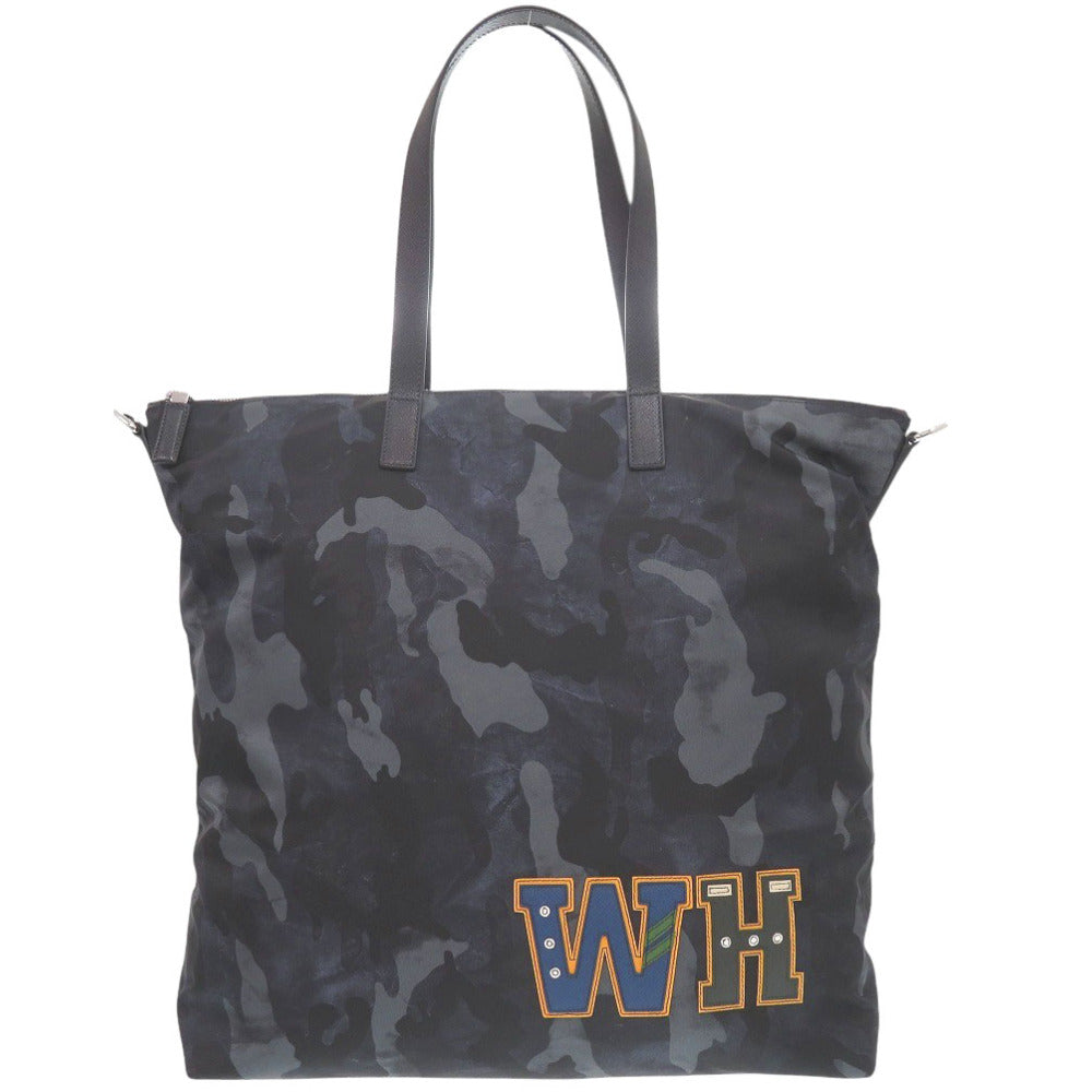 PRADA Tote Bag Nylon Navy