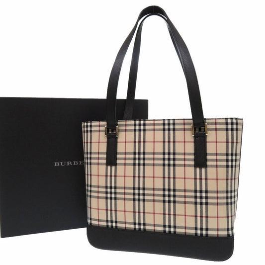 BURBERRY Tote Bag Nylon canvas beige