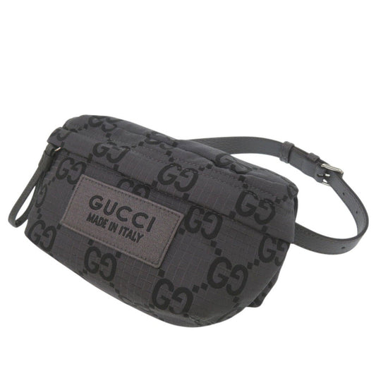GUCCI Sling bag 767934 polyester Dark gray
