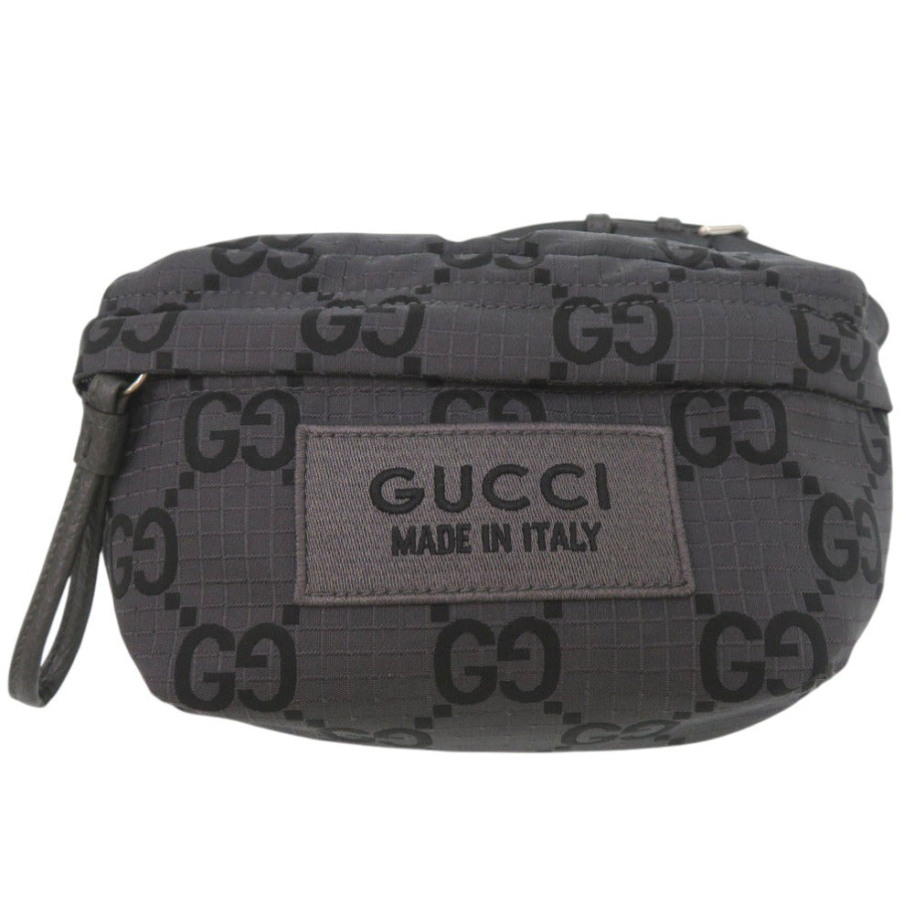 GUCCI Sling bag 767934 polyester Dark gray