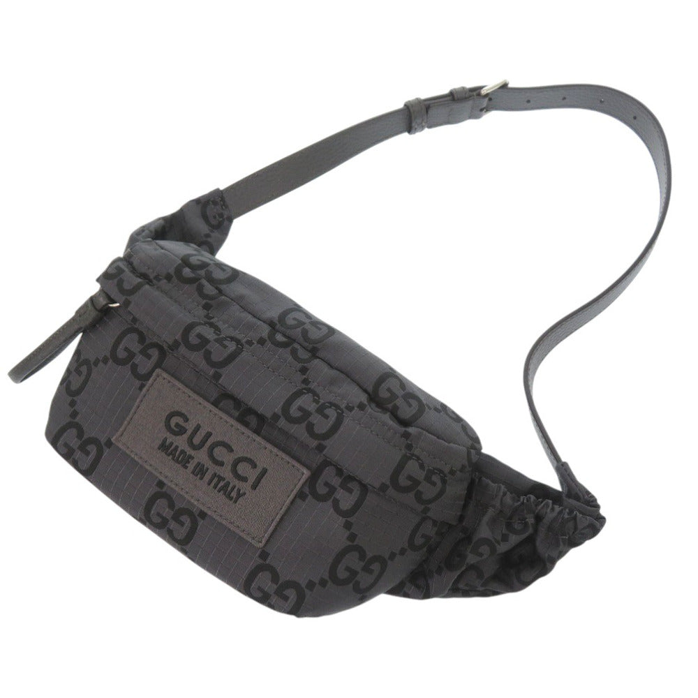 GUCCI Sling bag 767934 polyester Dark gray