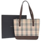 BURBERRY Handbag canvas beige