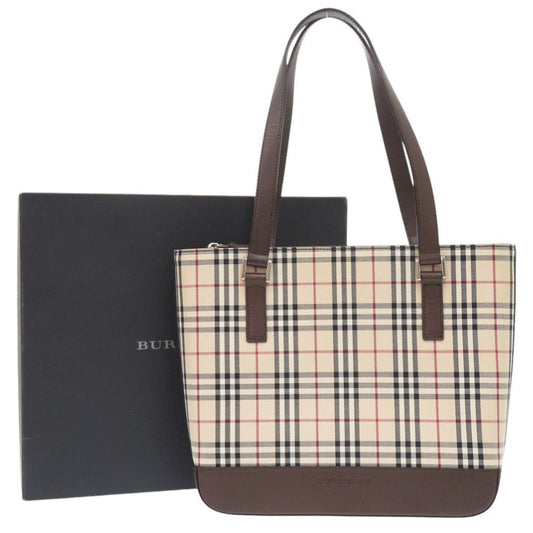BURBERRY Handbag canvas beige
