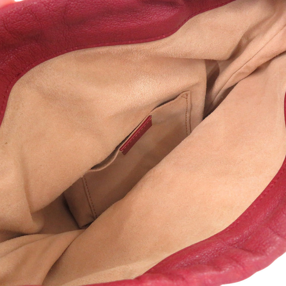 GUCCI Shoulder Bag 602118 525040 leather Red Horsebit 1955 Bucket Bag