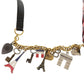 BALENCIAGA Sling bag 518163 Wool, Leather Red Souvenir Charm