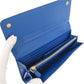 PRADA Long Wallet Purse 1MH132 leather blue