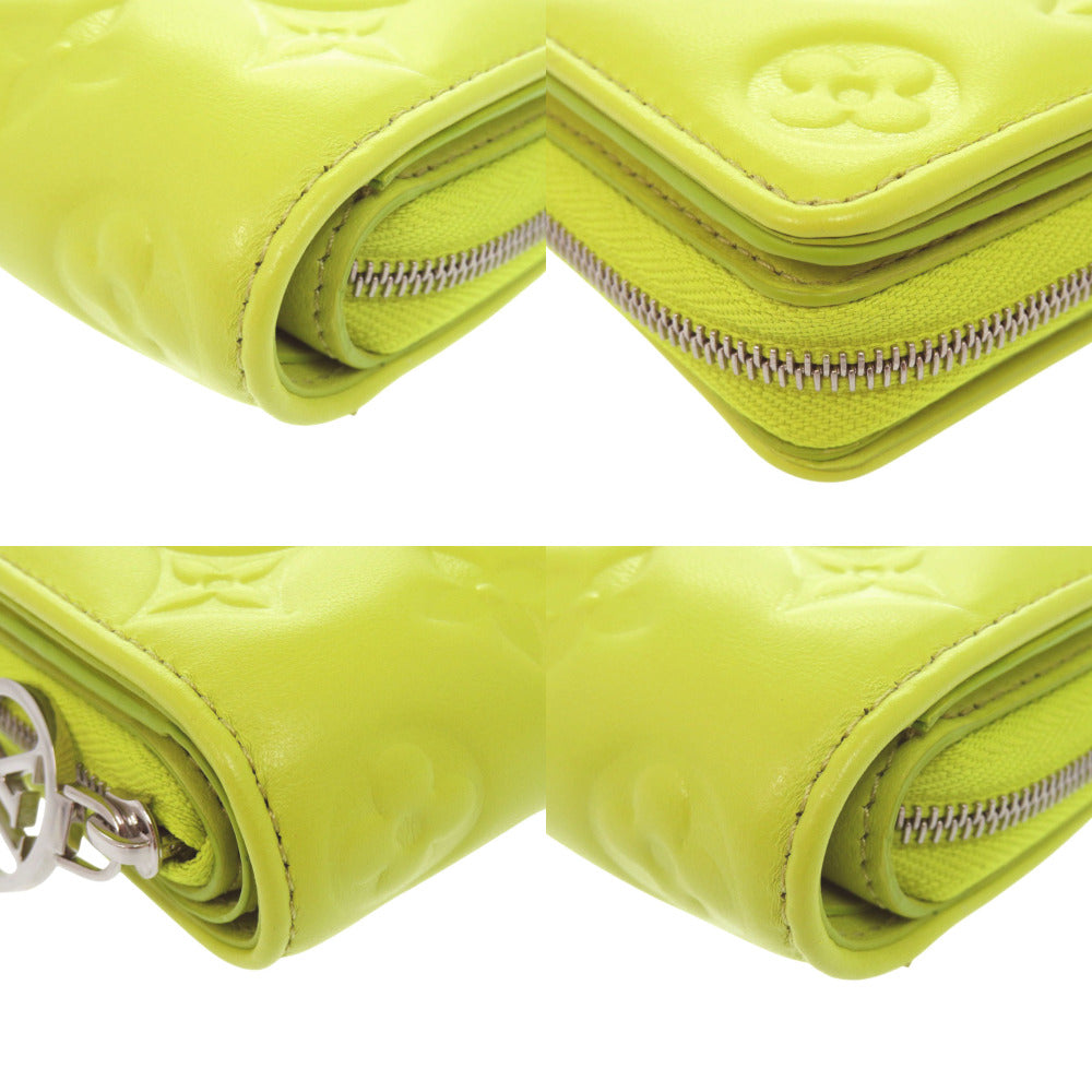 LOUIS VUITTON Bifold Wallet M83210 yellow Portefeuille Lou