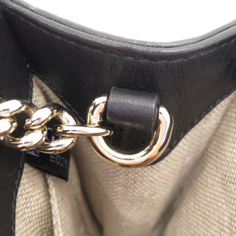 GUCCI Shoulder Bag 449636 467891 leather black Chain