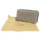 Christian Louboutin Long Wallet Purse leather gray Panettone