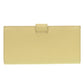 PRADA Long Wallet Purse 1MV025 leather yellow