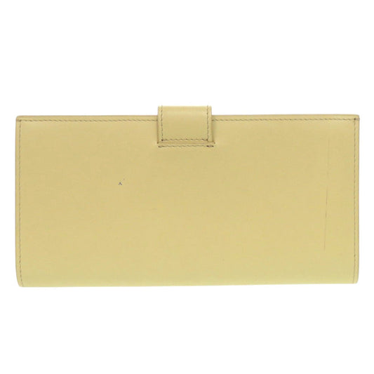 PRADA Long Wallet Purse 1MV025 leather yellow