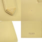PRADA Long Wallet Purse 1MV025 leather yellow
