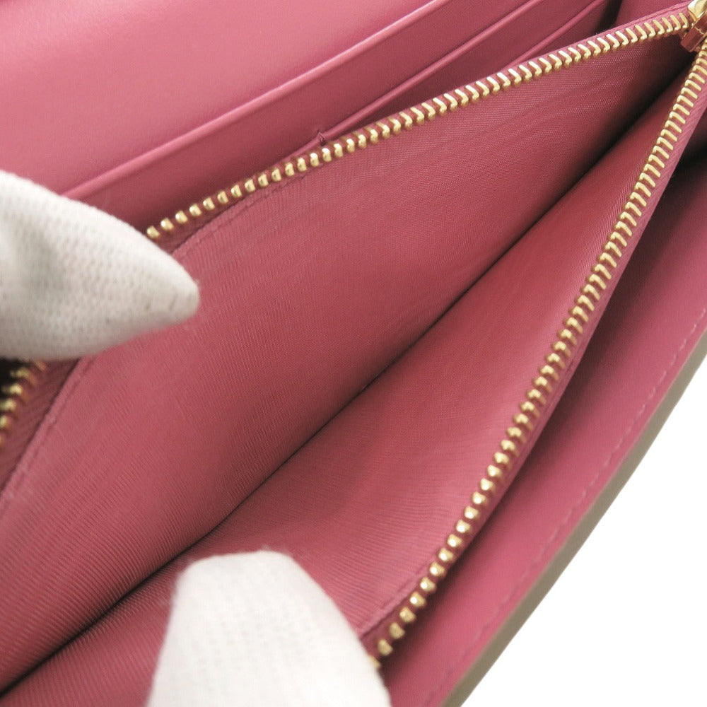 PRADA Long Wallet Purse 1MH132 leather CAMMEO cameo Dyno Color